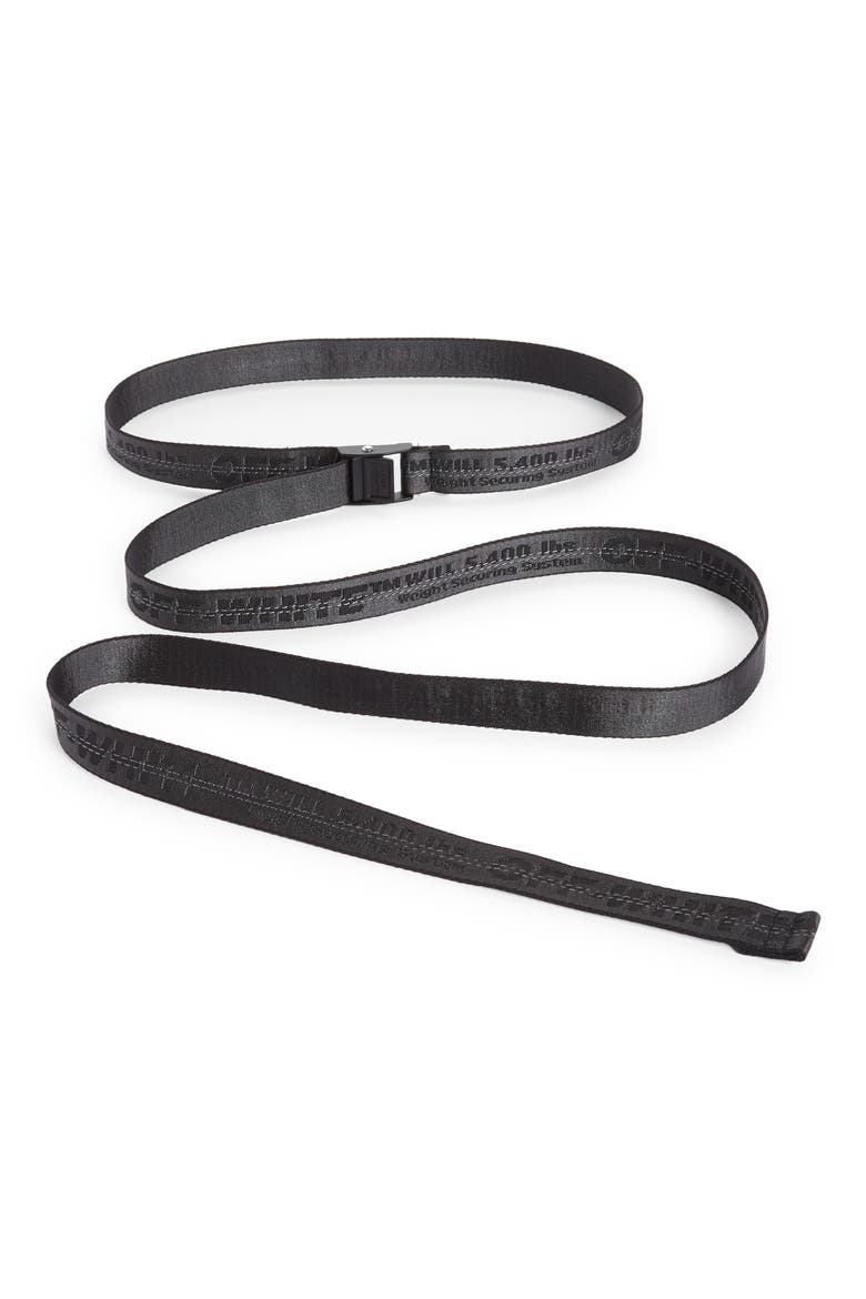 Classic Mini Industrial Belt, Main, color, BLACK BLACK