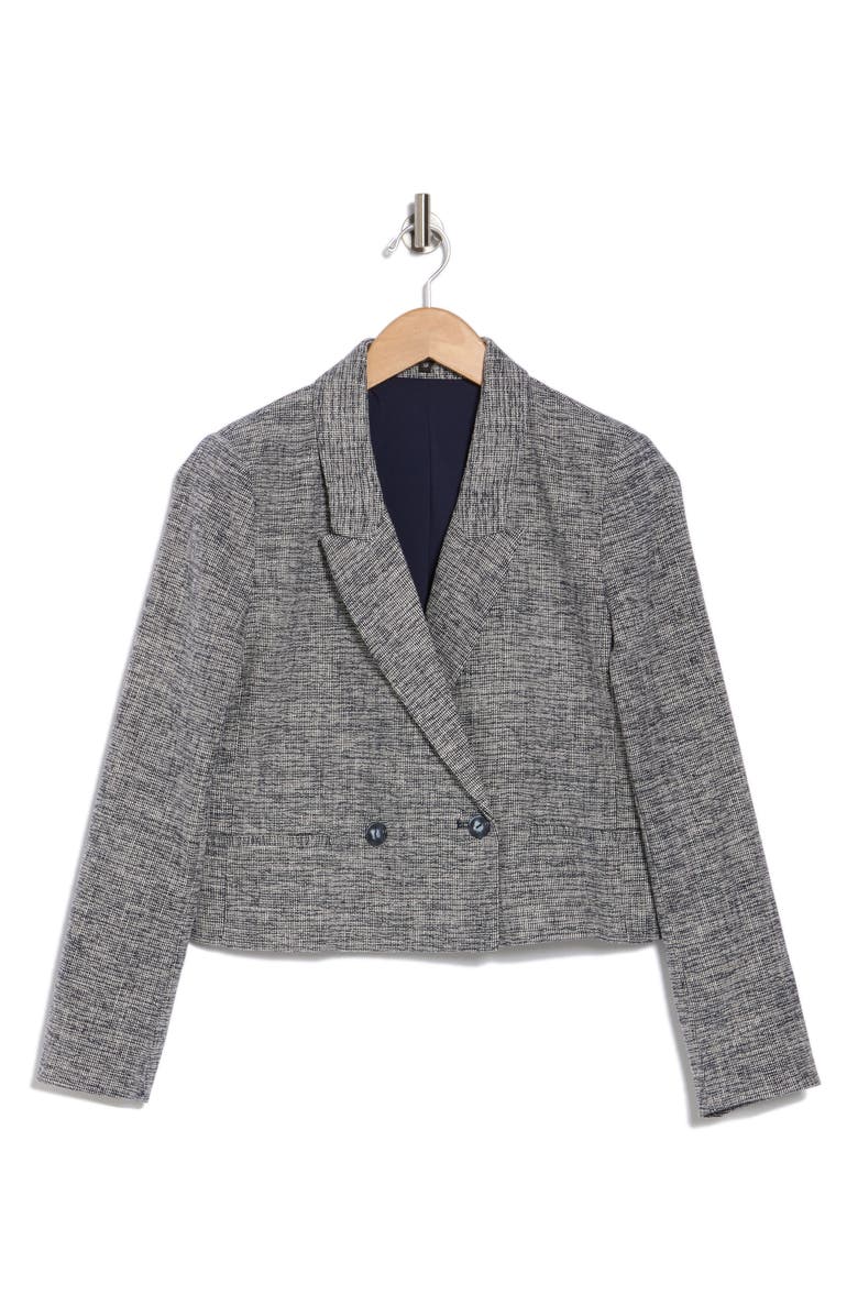 Amanda & Chelsea Two-Button Bouclé Crop Jacket, Main, color,