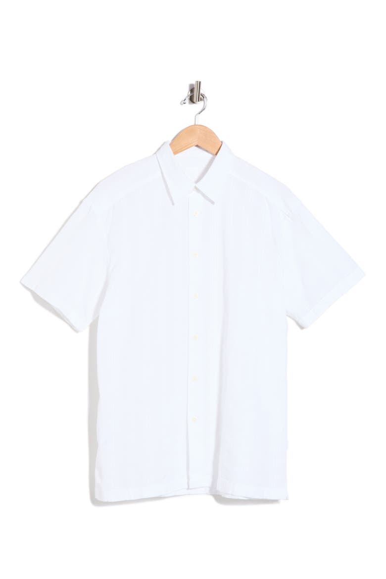 Cory Short Sleeve Button-Up Shirt, Main, color, OPEN WHITE