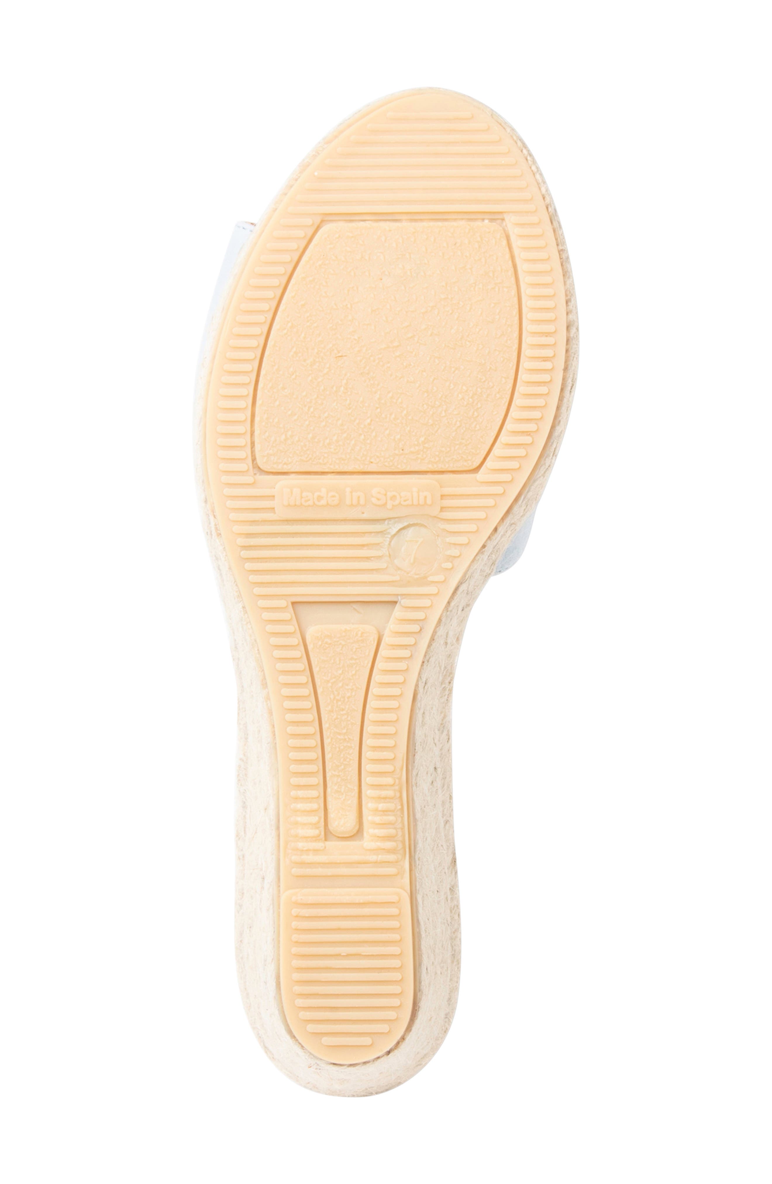 Capri Tassel Espadrille Wedge Sandal, Alternate, color, SKY BLUE SUEDE
