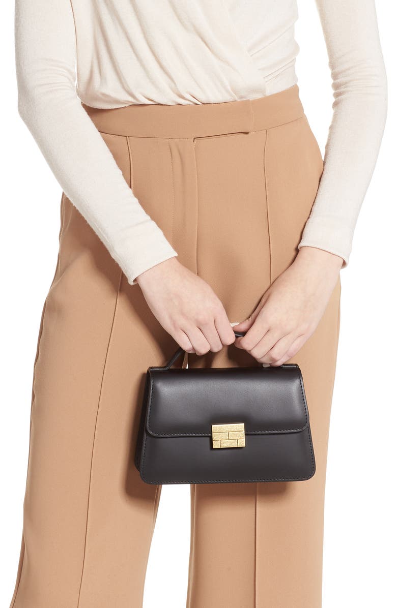 FRAME Le Signature Small Leather Crossbody Bag, Alternate, color,