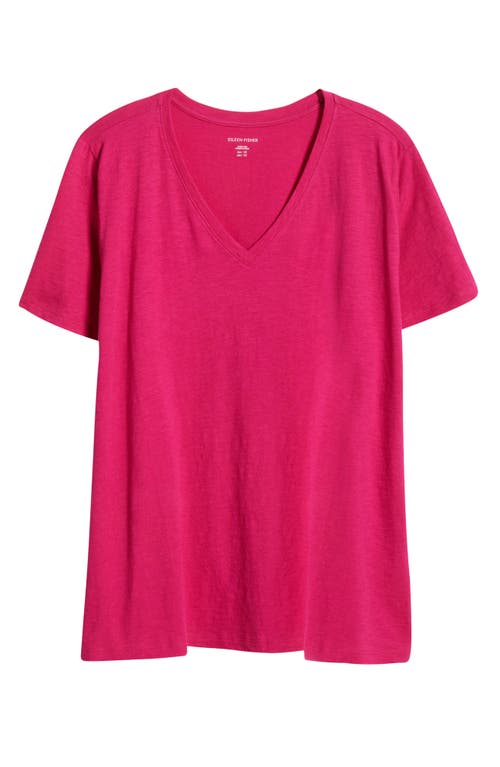 Eileen Fisher Easy V-neck Organic Cotton T-shirt