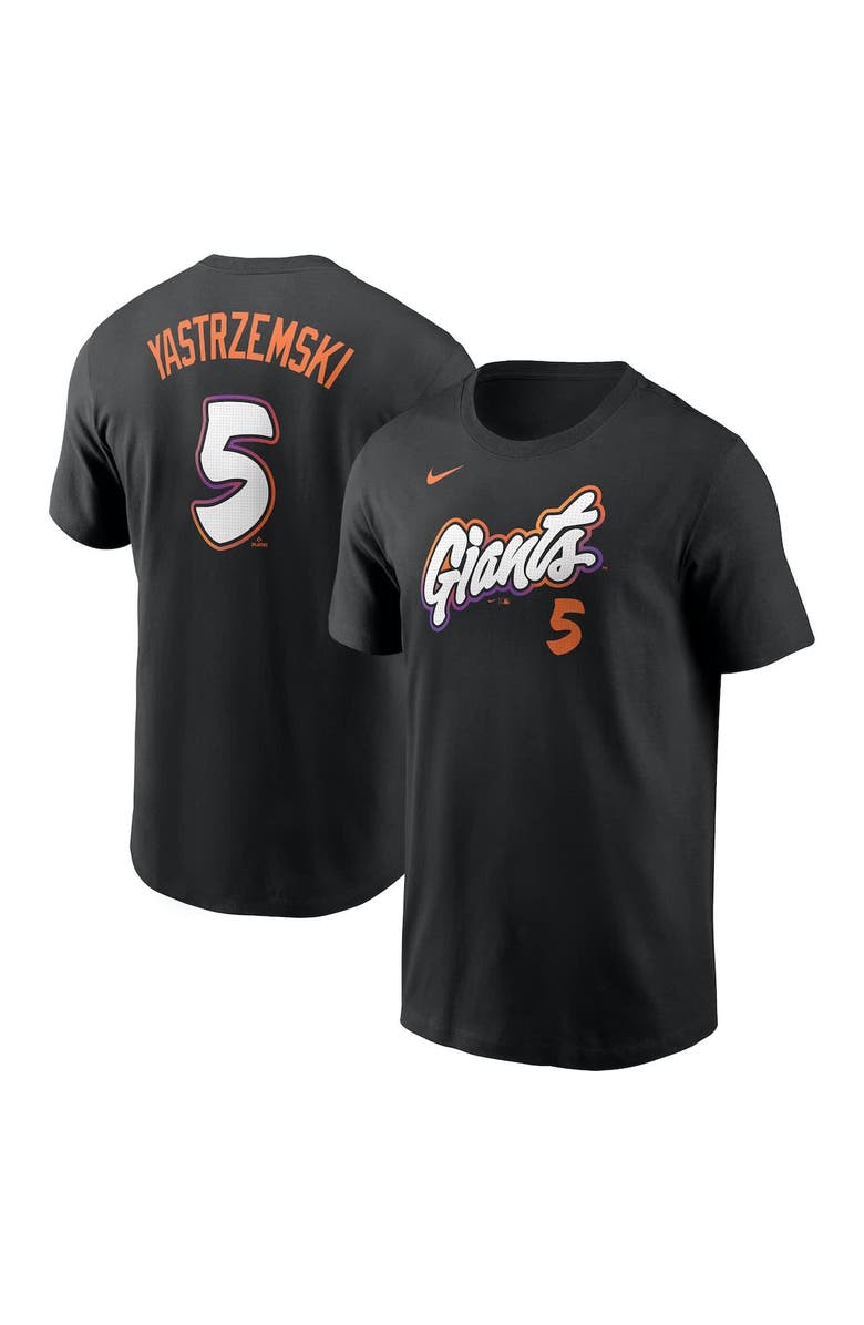Nike Men's Nike Mike Yastrzemski Anthracite San Francisco Giants 2025 City Connect Fuse Name & Number T-Shirt, Alternate, color, 