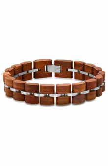 Wood & Stainless Steel Bracelet