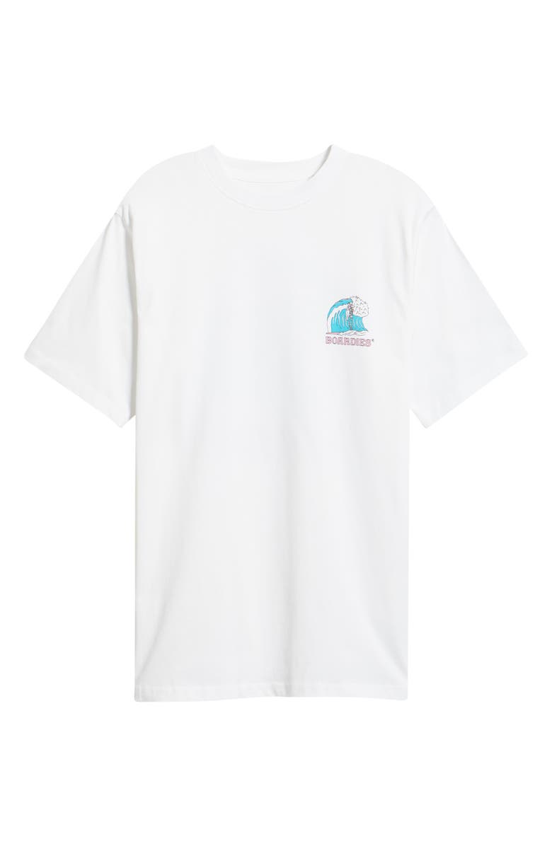 Boardies Romancing the Wave Graphic T-Shirt, Alternate, color, White