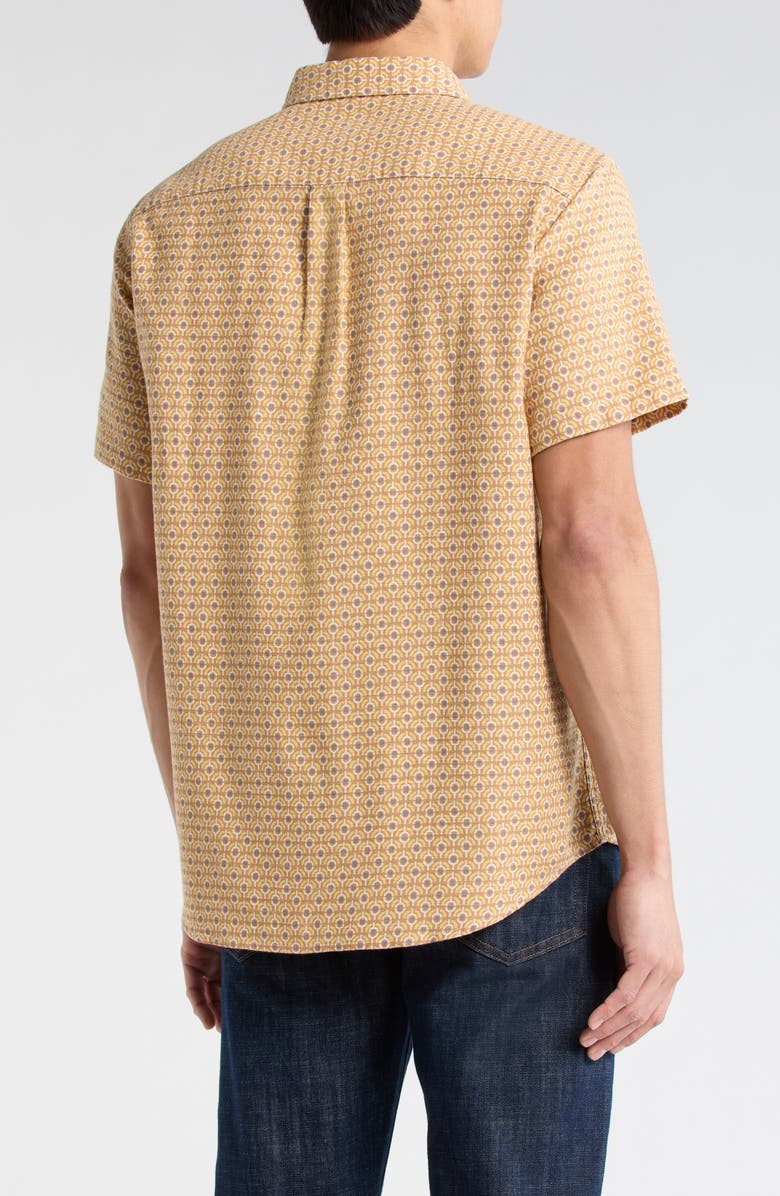 Lucky Brand San Gabriel Short Sleeve Button-Up Shirt, Alternate, color, Natural Multi Print