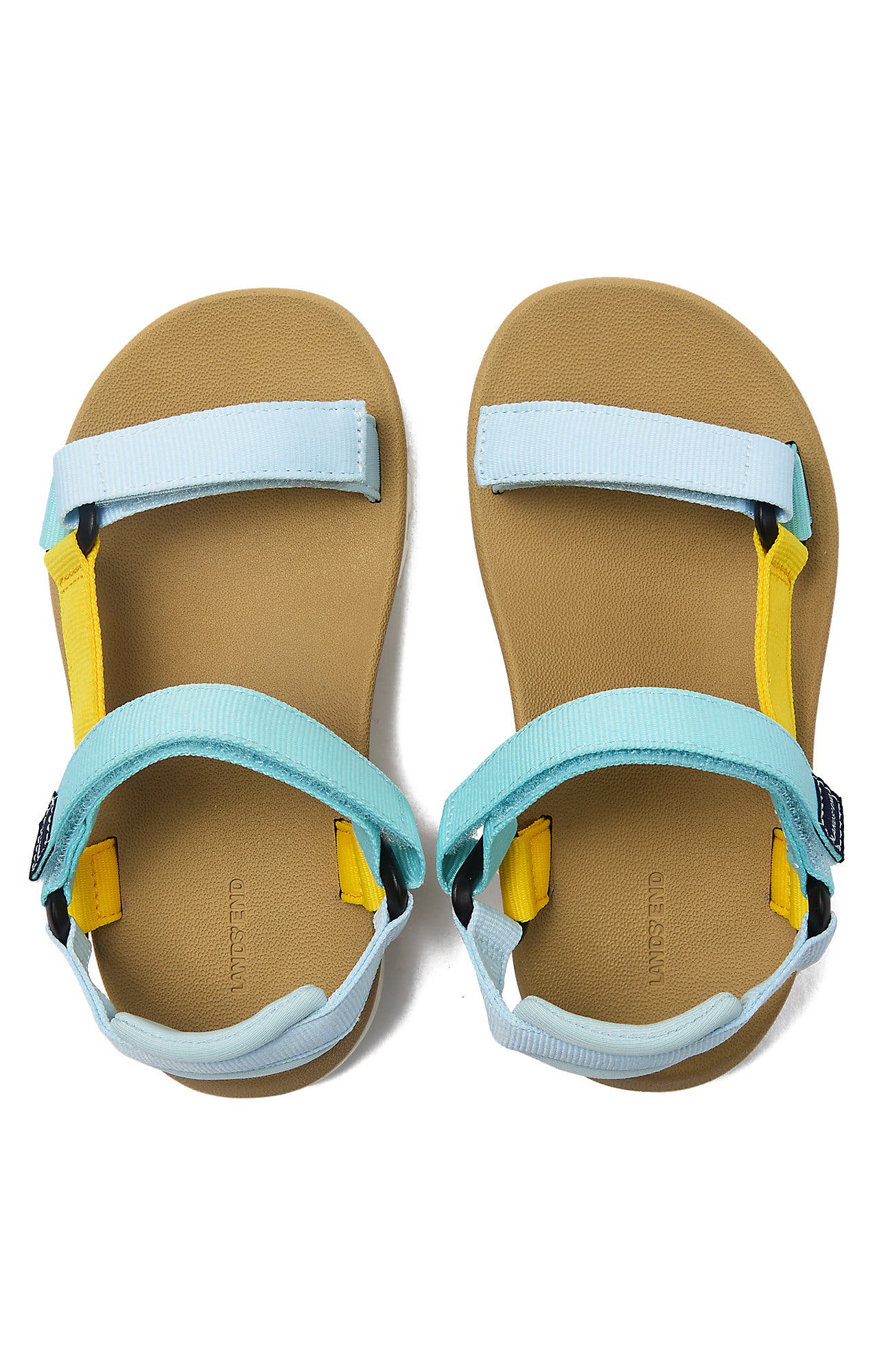Kids Colorful Traveler Sport Strap Sandals, Alternate, color, Multi/Aqua