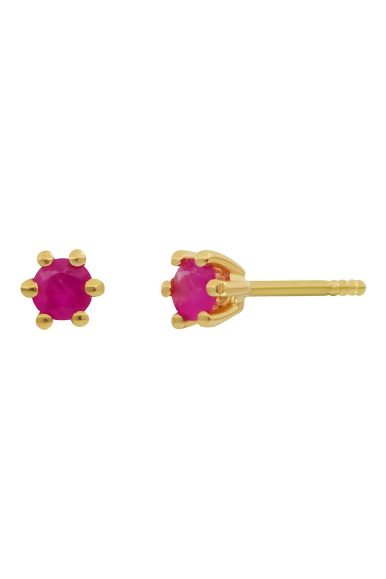 El Mar Stud Earrings (Nordstrom Exclusive), Main, color, 18KY