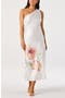 selected White Orange Floral