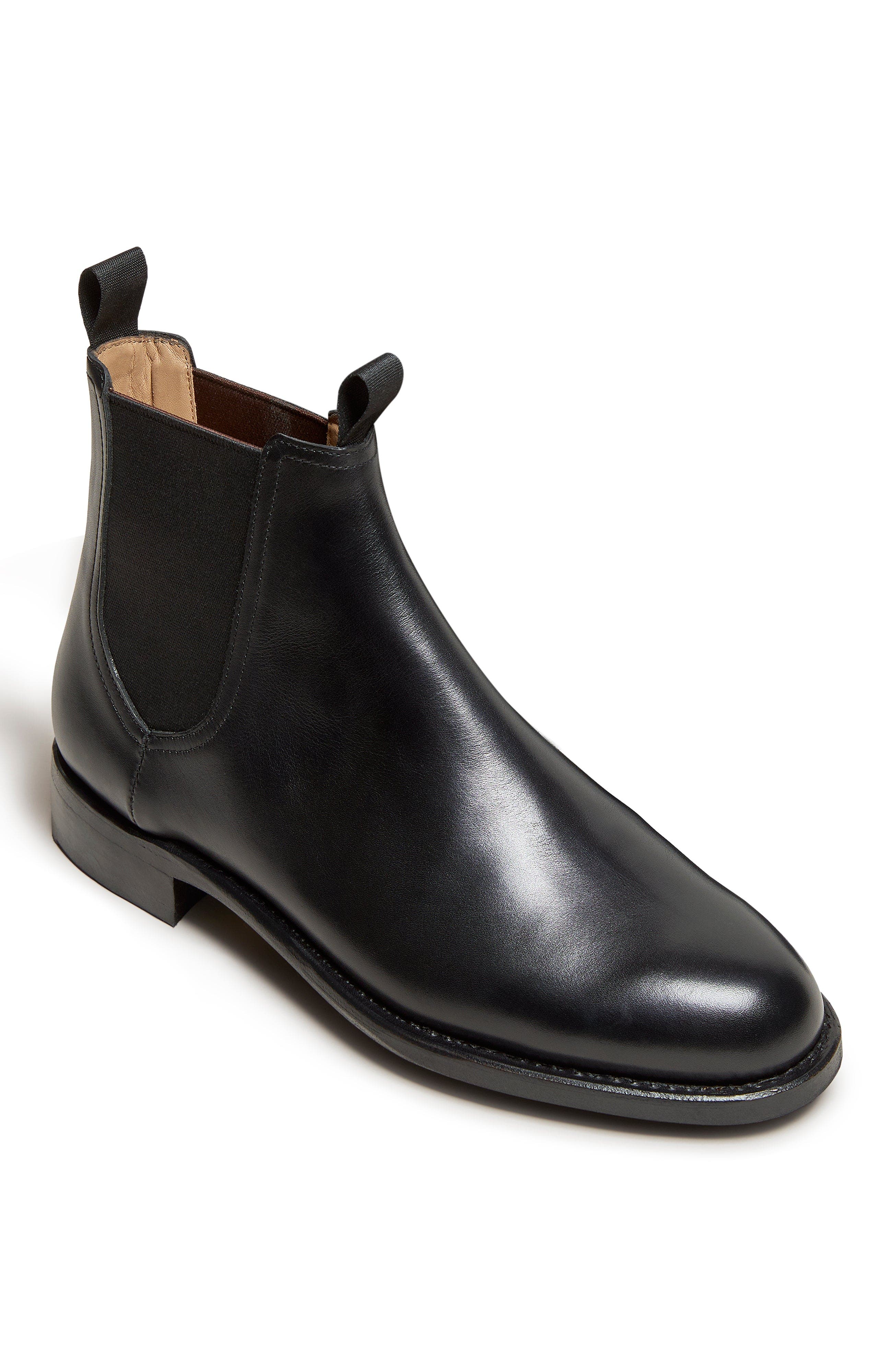 Myrqvist Elfvik Chelsea Boots, Main, color, Black