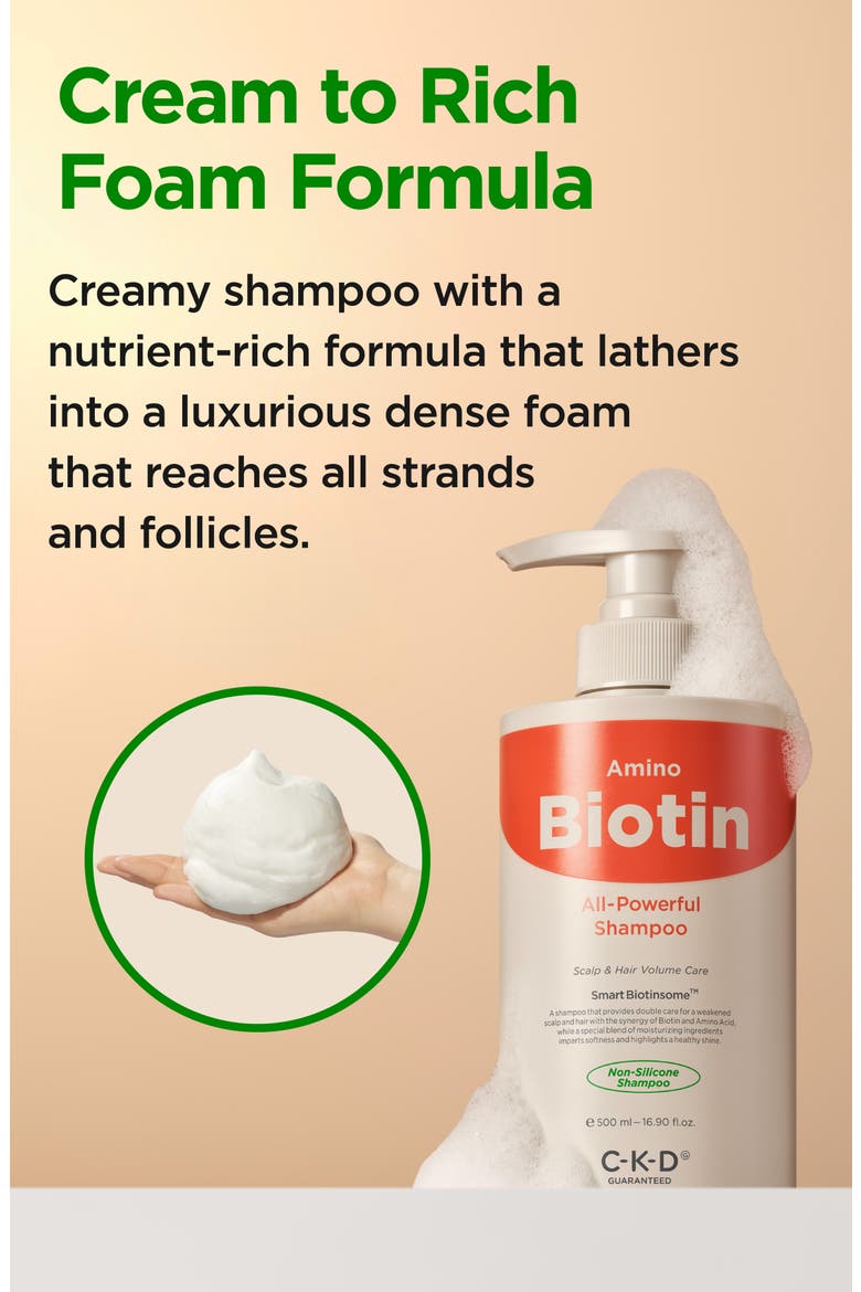 Amino Biotin All-Powerful Shampoo, Alternate, color, NO COLOR