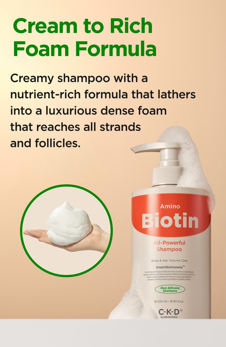 CKD Amino Biotin All-Powerful Shampoo, Alternate, color, 