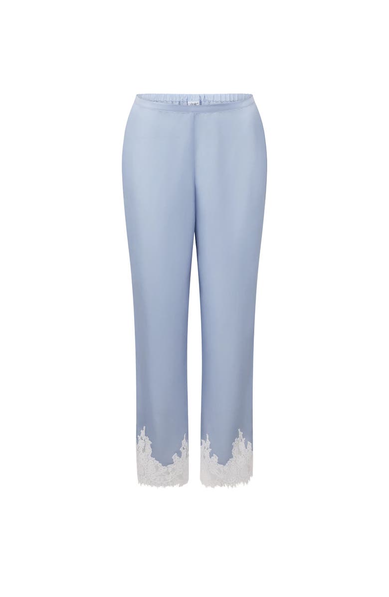 Adore Me Vegan Pajama Atelier Collection Silk Pant, Alternate, color, Medium Blue