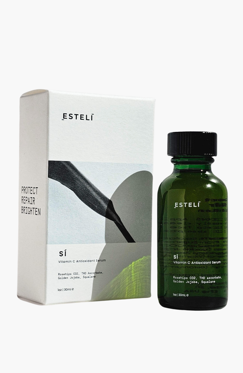 Esteli Sí Vitamin C Serum Face In Dark Green