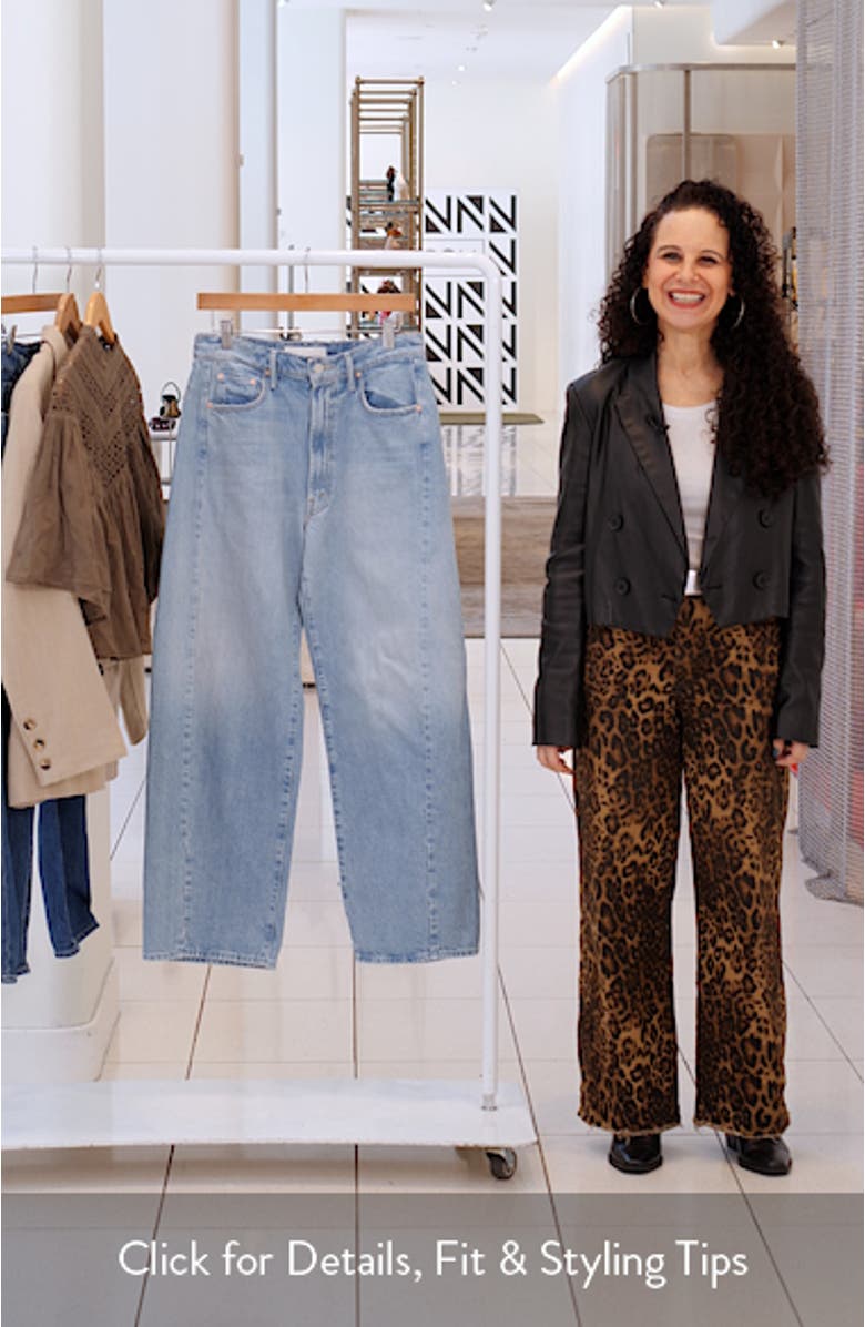 The Full Pipe Flood High Waist Barrel Leg Jeans, sales video thumbnail