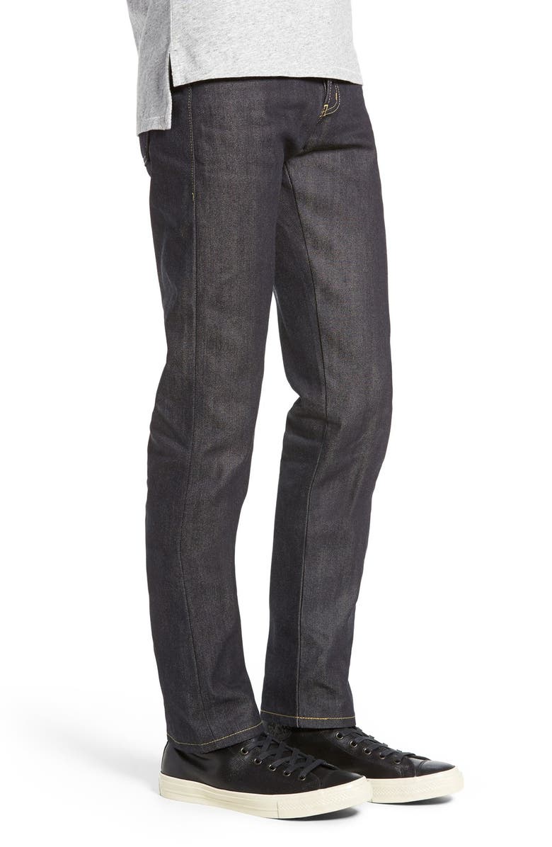 Naked & Famous Denim Super Skinny Guy Raw Skinny Fit Jeans, Alternate, color, 