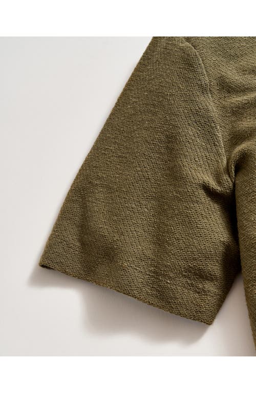 Billy Reid Stripe Pensacola Polo In Olive