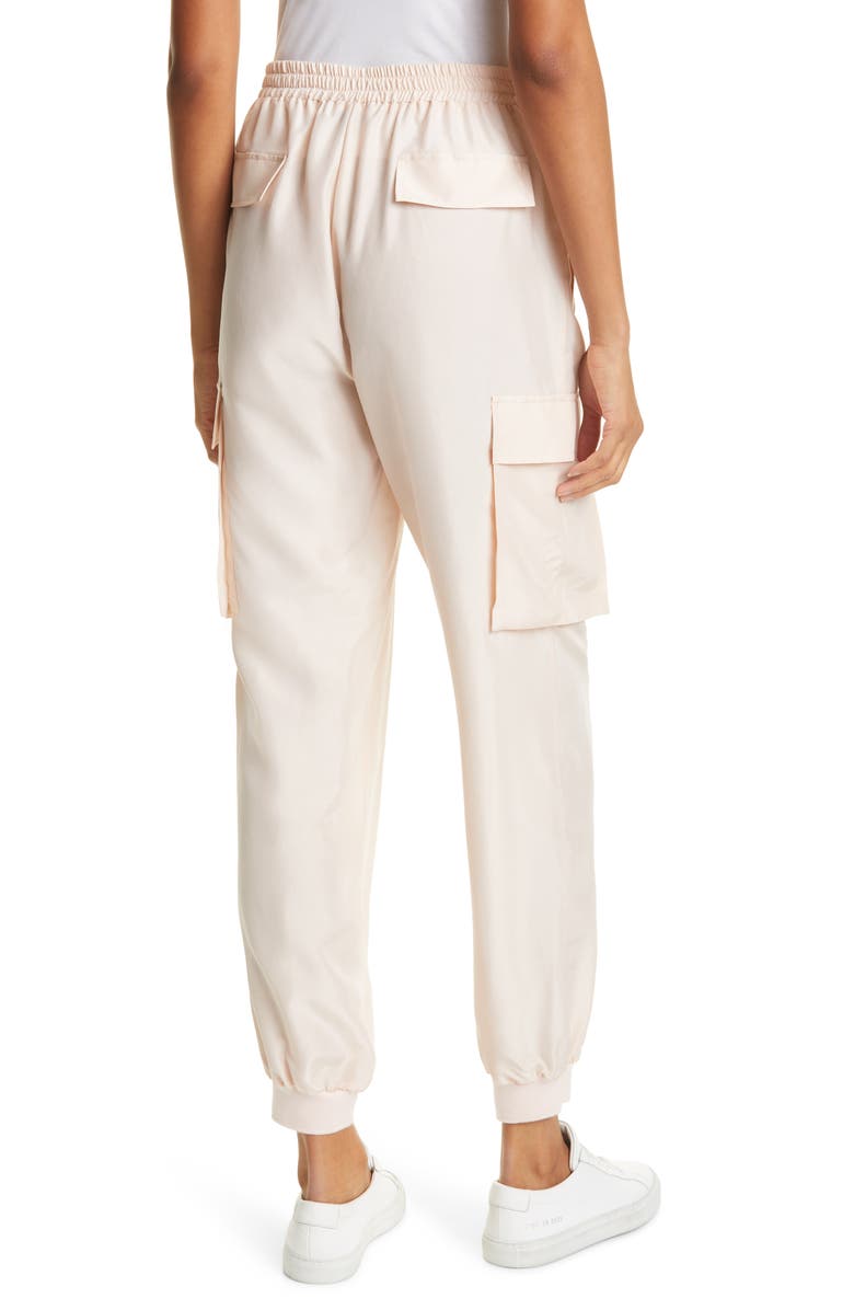 Nicole Miller Silk Joggers, Alternate, color, 