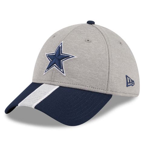 Men's New Era Heather Silver Dallas Cowboys Stripe 39THIRTY Flex Hat