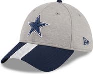 New Era Men's New Era Heather Silver Dallas Cowboys Stripe 39THIRTY Flex Hat