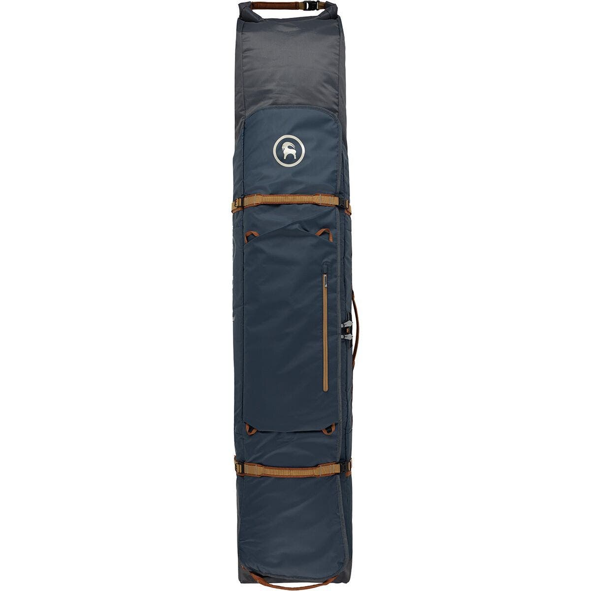 Backcountry Cottonwoods Double Ski & Snowboard Rolling Bag G2, Main, color, Midnight Blue/Turbulence