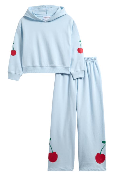 Kids' Cherry Hoodie & Sweatpants Set (Big Kid)