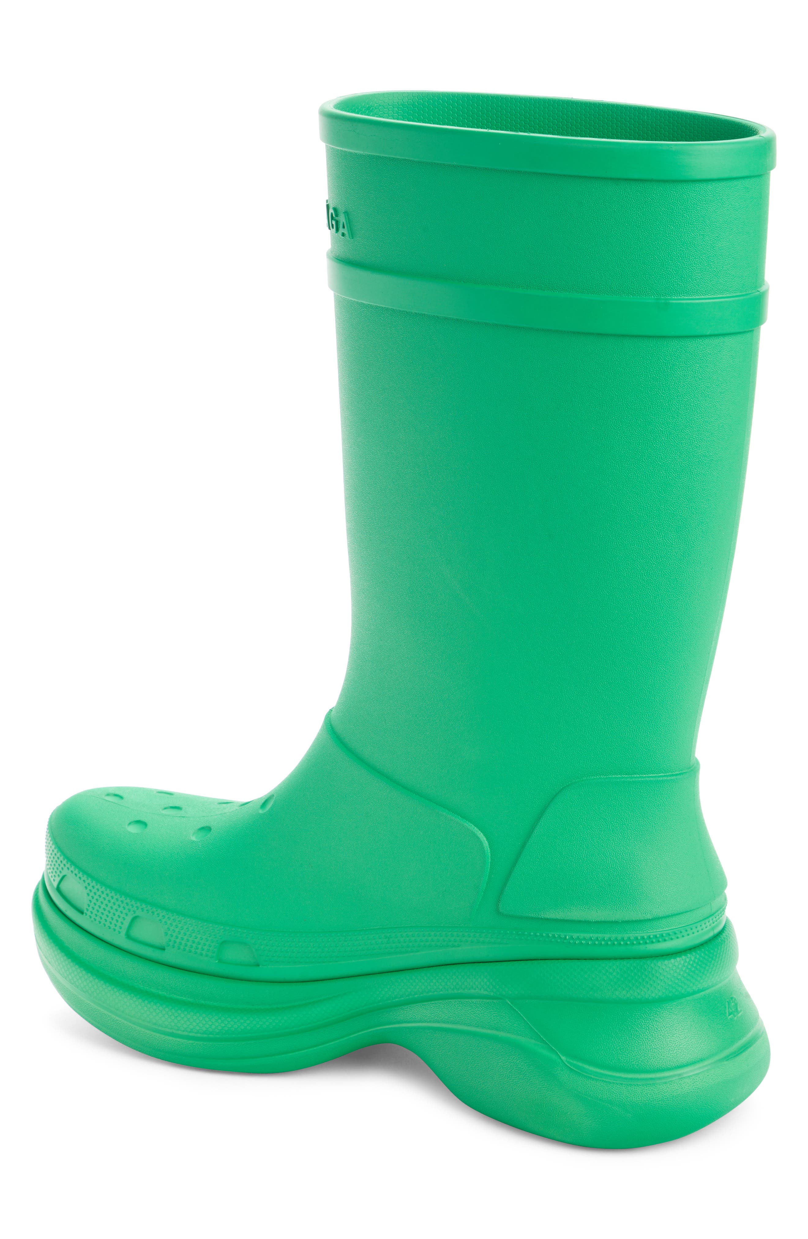 x CROCS Water Resistant Boot, Alternate, color, GREEN