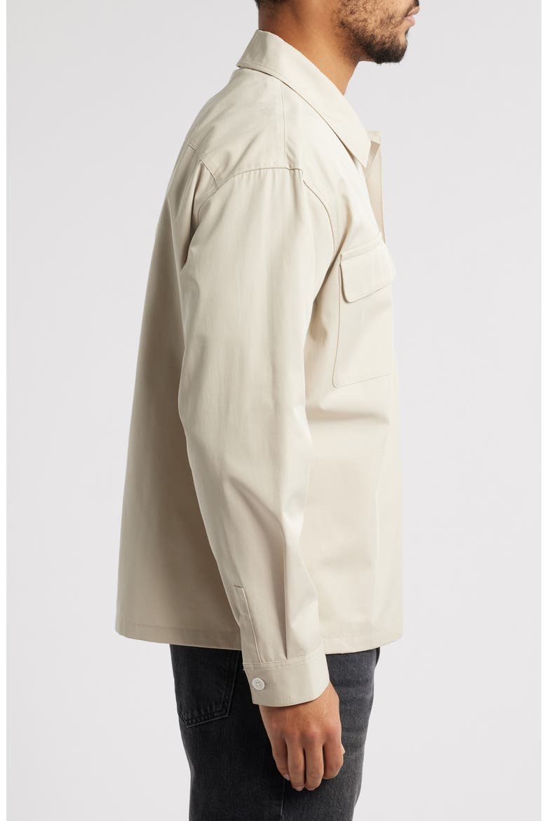 Double Pocket Overshirt, Alternate, color, LIGHT BEIGE