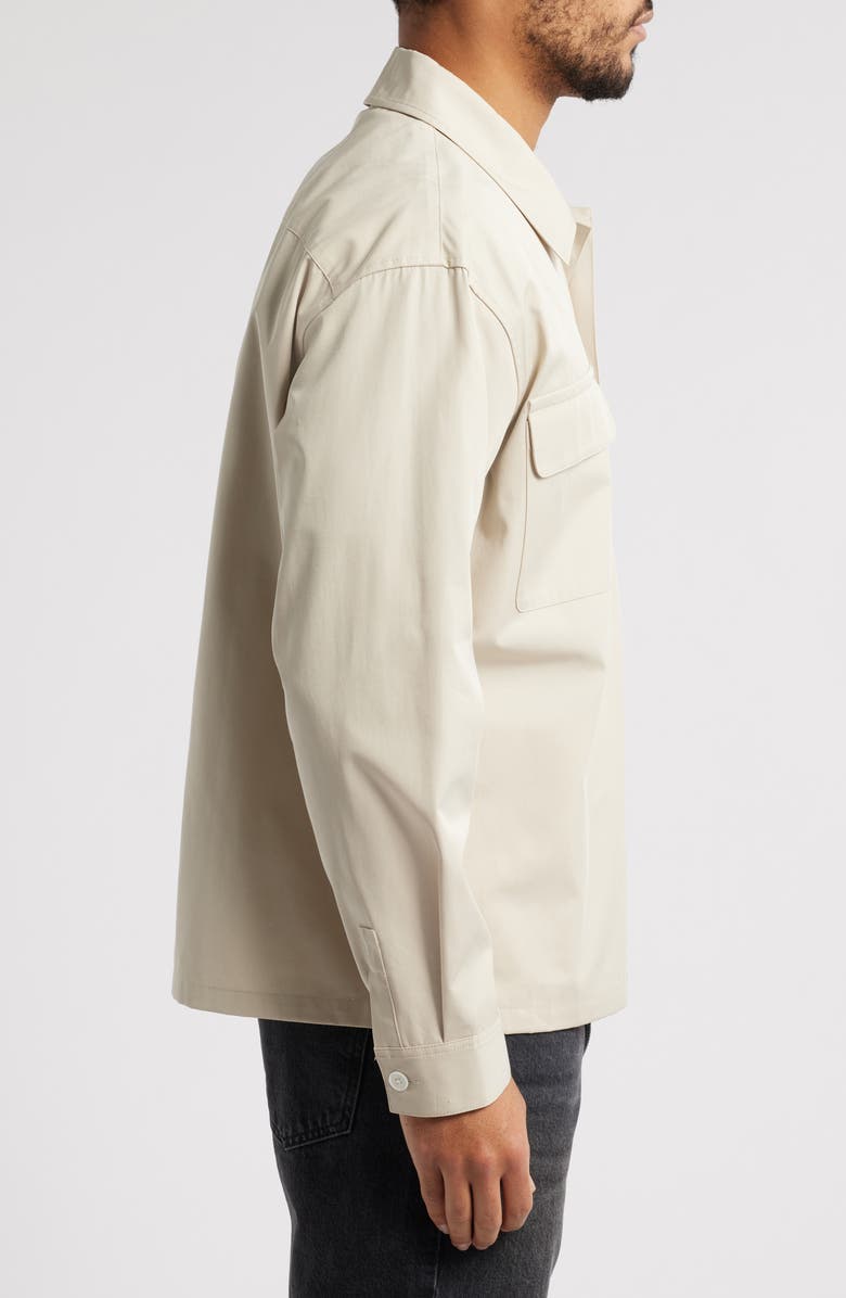 FRAME Double Pocket Overshirt, Alternate, color, Light Beige