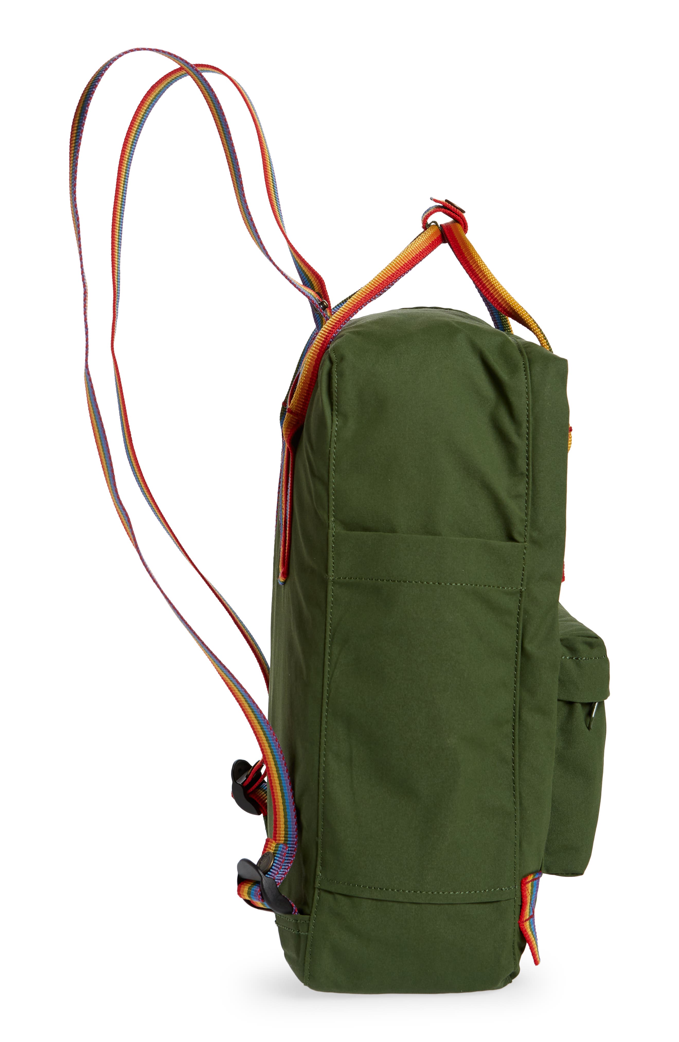 Fjällräven Kånken Rainbow Water Resistant Backpack, Alternate, color, Spruce Green-Rainbow Pattern