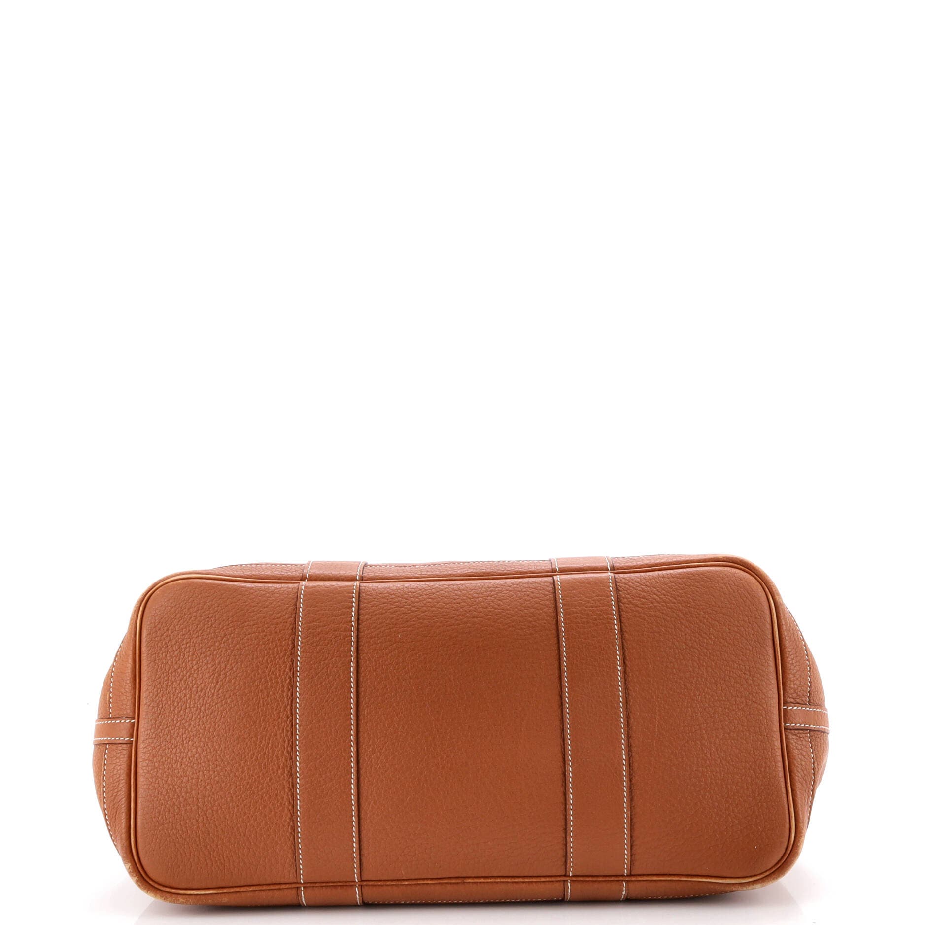 Pre-Owned Hermes Garden Party Tote Leather 36, Alternate, color, Gold