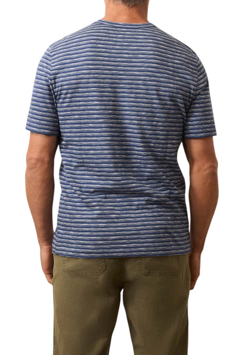 Sunwashed Stripe Organic Cotton T-Shirt, Alternate, color, RIVER RAPIDS STRIPE