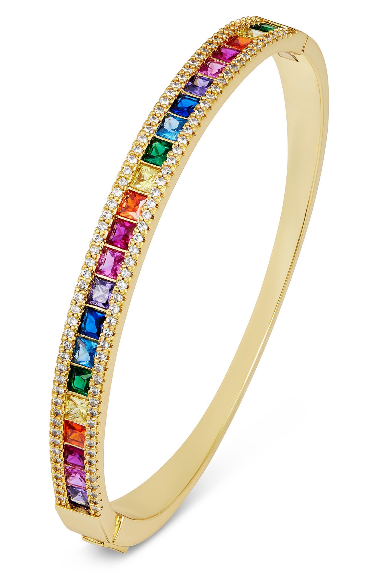 Rainbow Cubic Zirconia Bangle