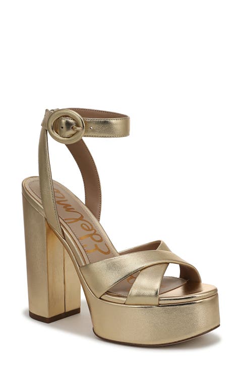 Savannah Ankle Strap Platform Sandal (Women)