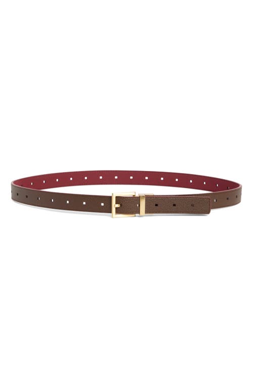 Vince Camuto Reversible Belt In Red