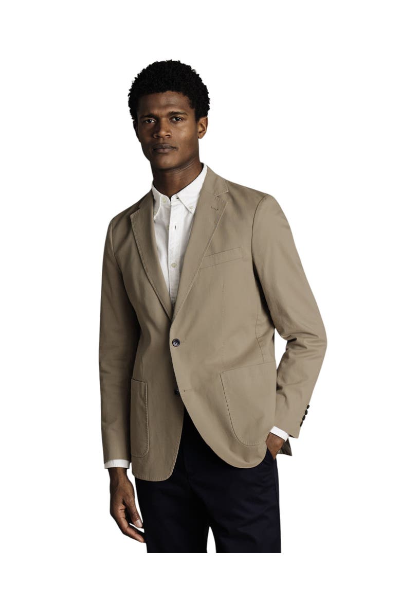 Cotton Stretch Jacket, Main, color, Stone
