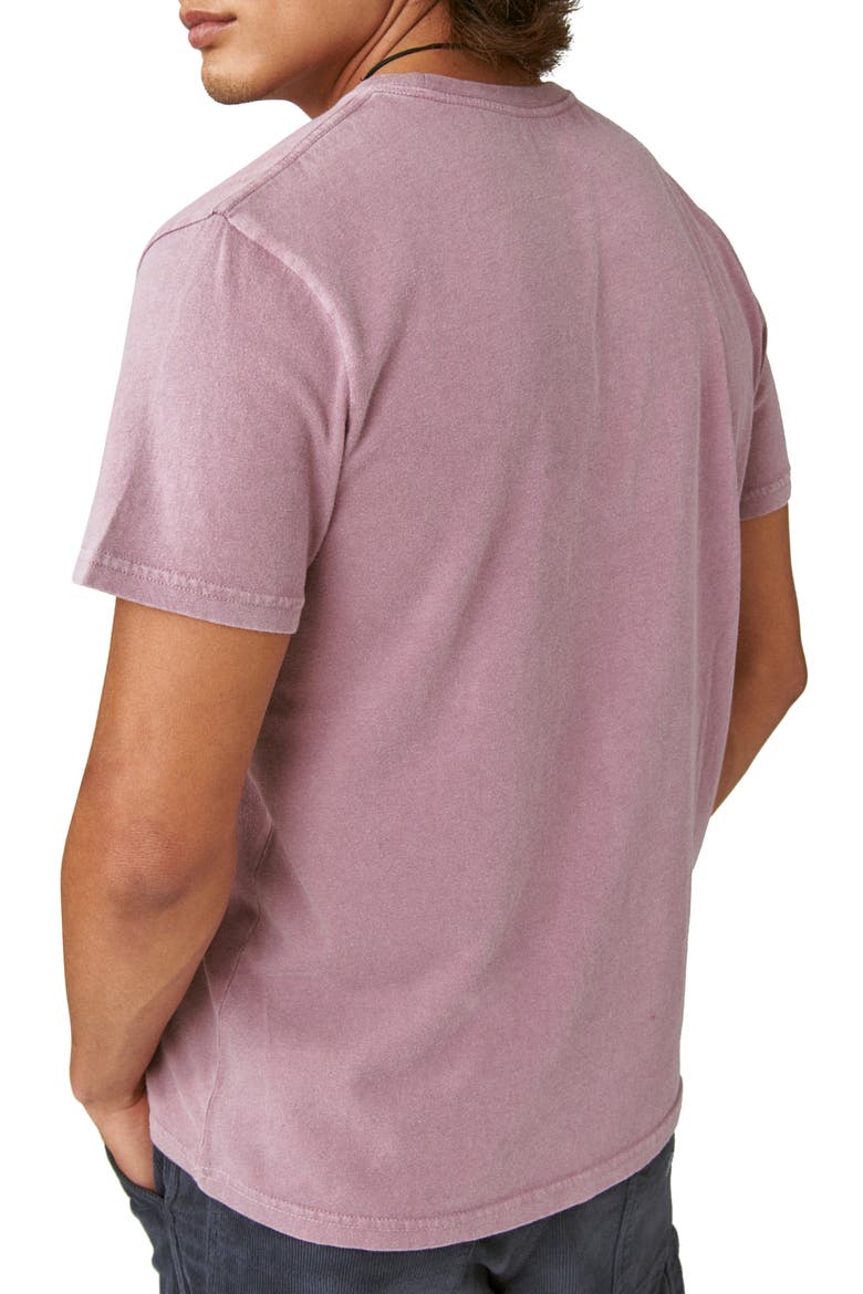 Retro Mountains Graphic Tee, Alternate, color, ELDERBERRY