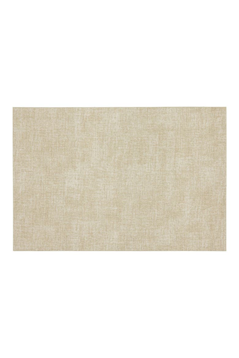 Faux Leather Reversible Set of 4 Placemats, Main, color, REVERSIBLE LINEN