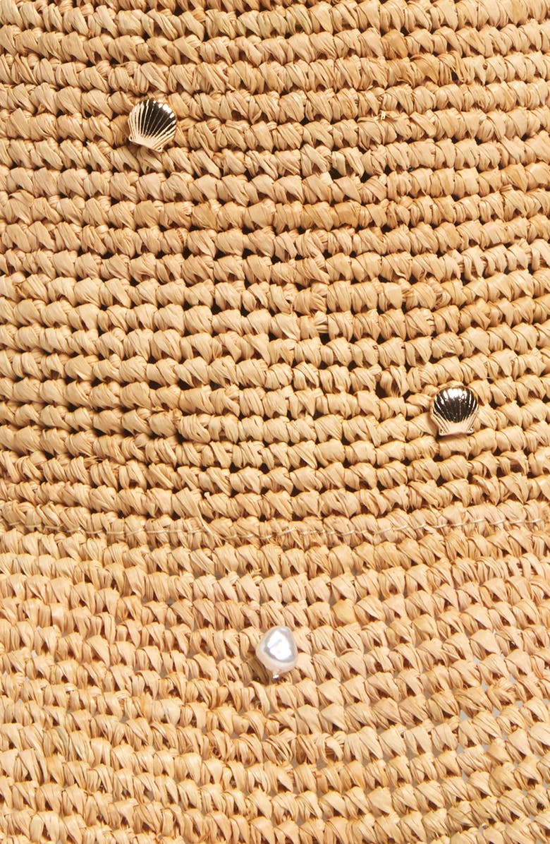 LSPACE Carmel Island Raffia Bucket Hat, Alternate, color, Natural