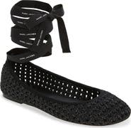 Marc Jacobs The Logo Ribbon Ballet Flat