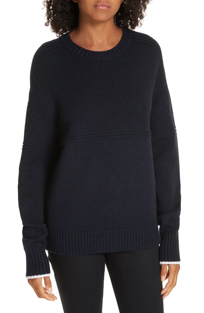 La Ligne Guensey Merino Wool Sweater, Main, color, 
