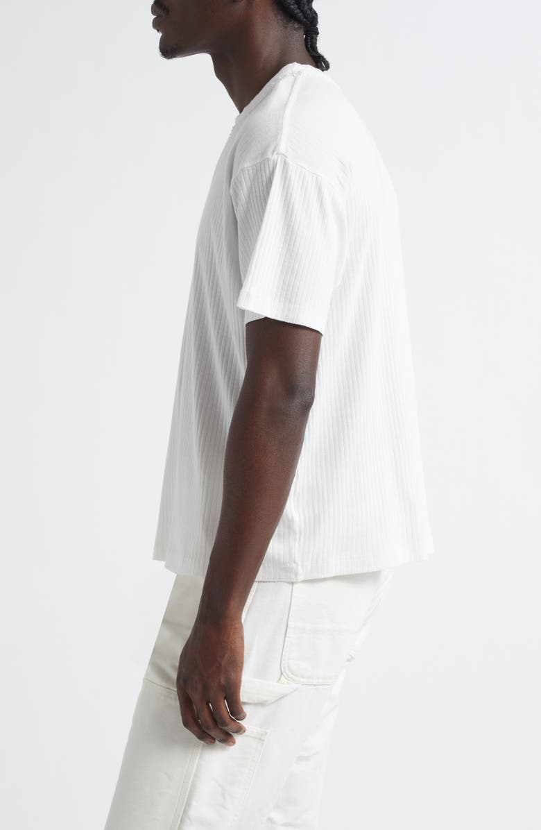 Bode Beaded Salt Marsh T-Shirt, Alternate, color, Cream