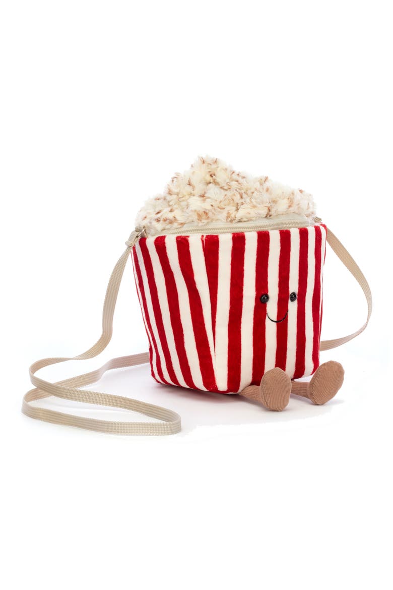 Kid's Amuseable Popcorn Plush Crossbody Bag, Main, color, MULTI