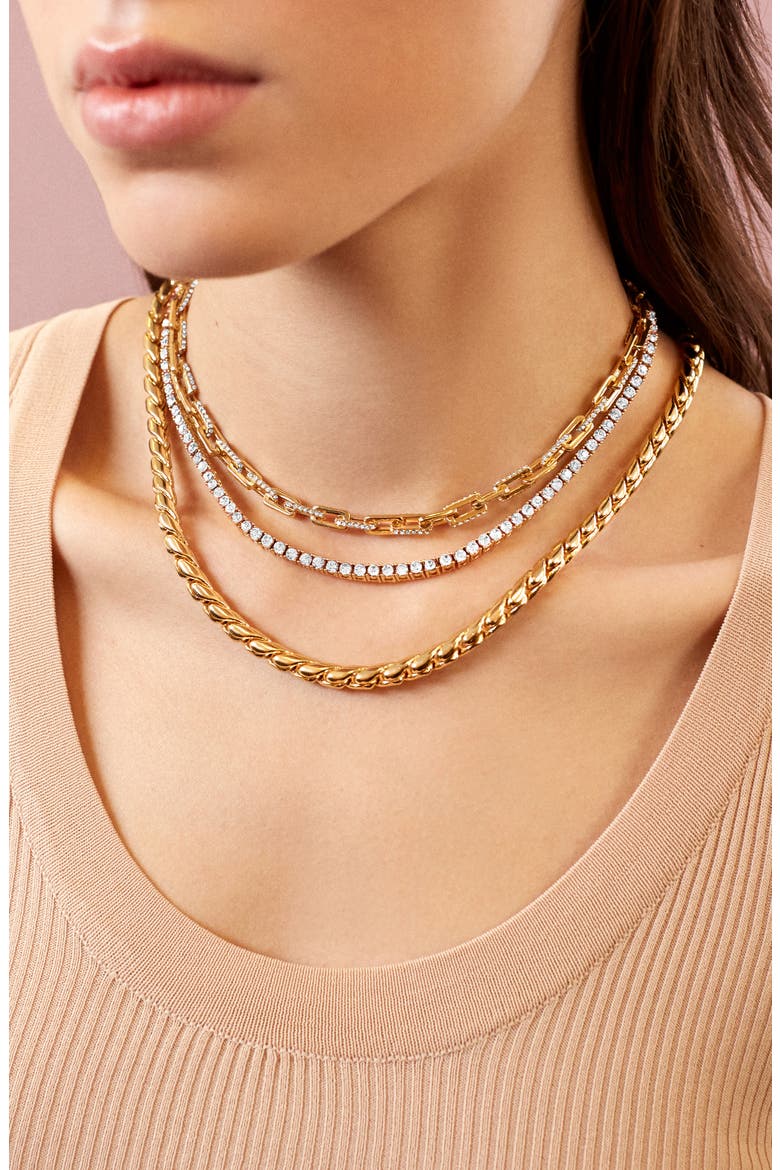 Bennet Statement Necklace, Alternate, color, GOLD