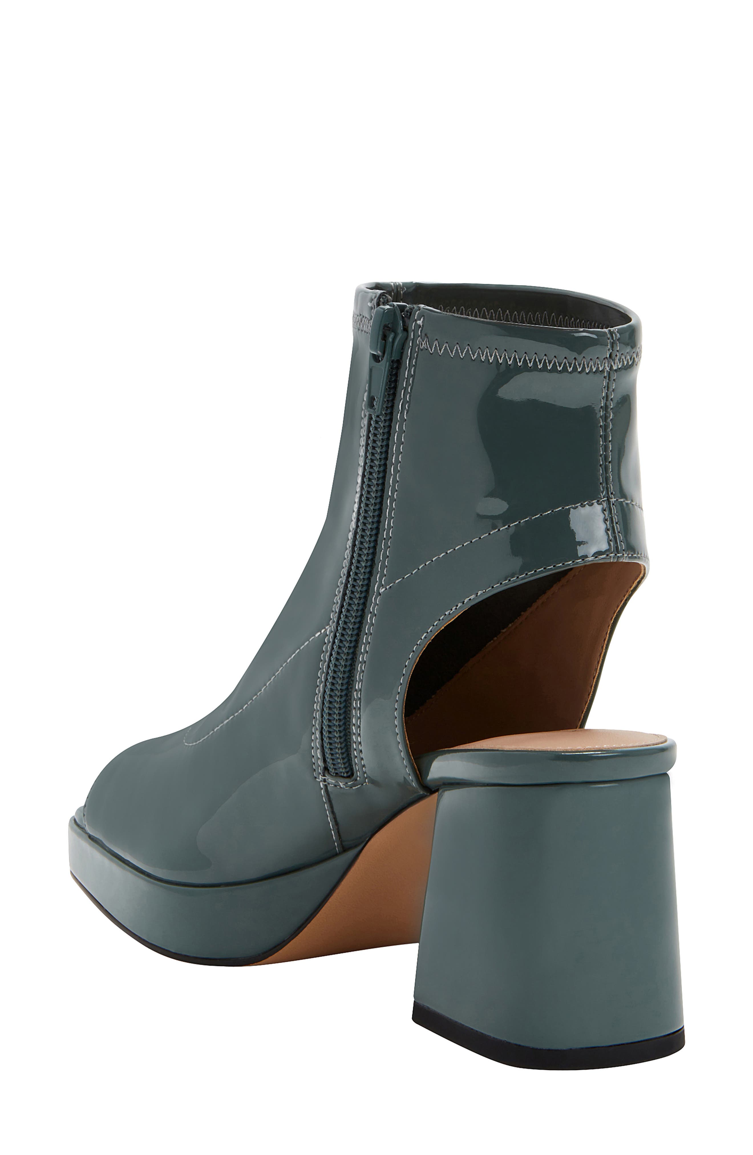 The Surrprise Cutout Platform Bootie, Alternate, color, SAGE LEAF