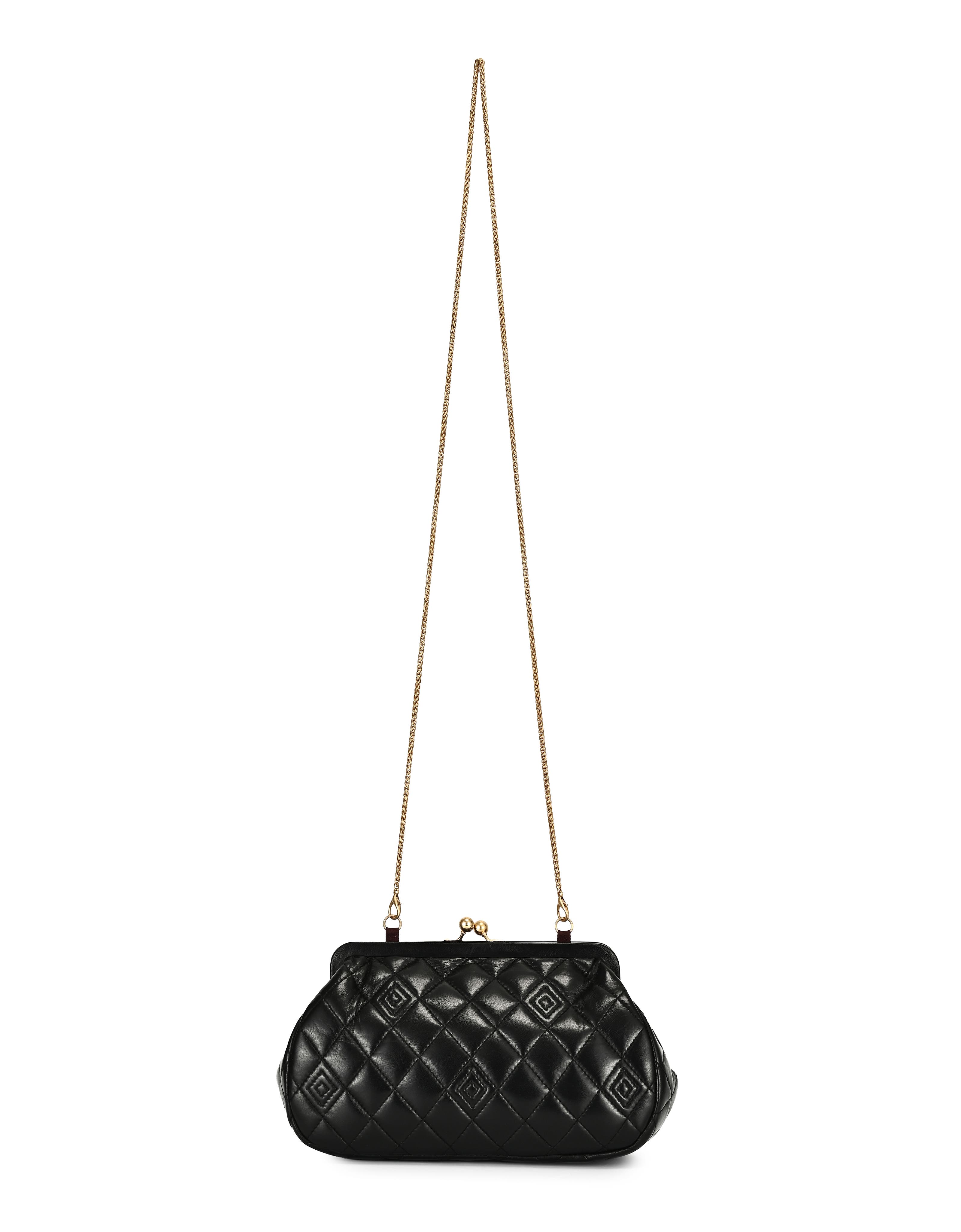 OLD TREND Petunia Small Quilted Leather Crossbody, Alternate, color, Black