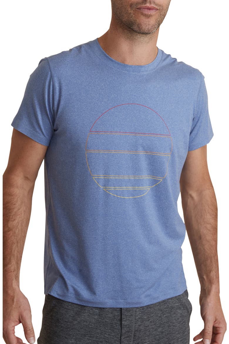 Sport Crewneck T-Shirt, Main, color, OIL BLUE