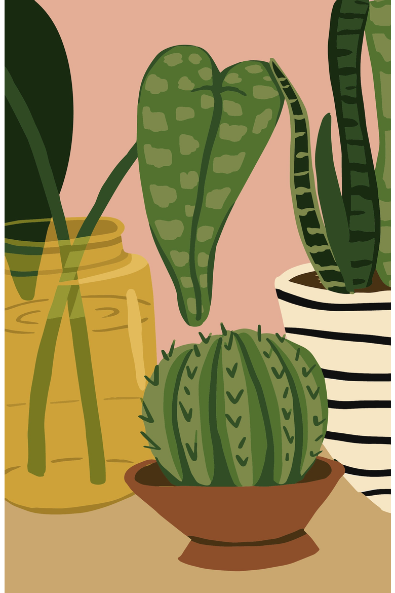 Keep Growing Paint by Numbers Kit, Alternate, color, Greens / Browns