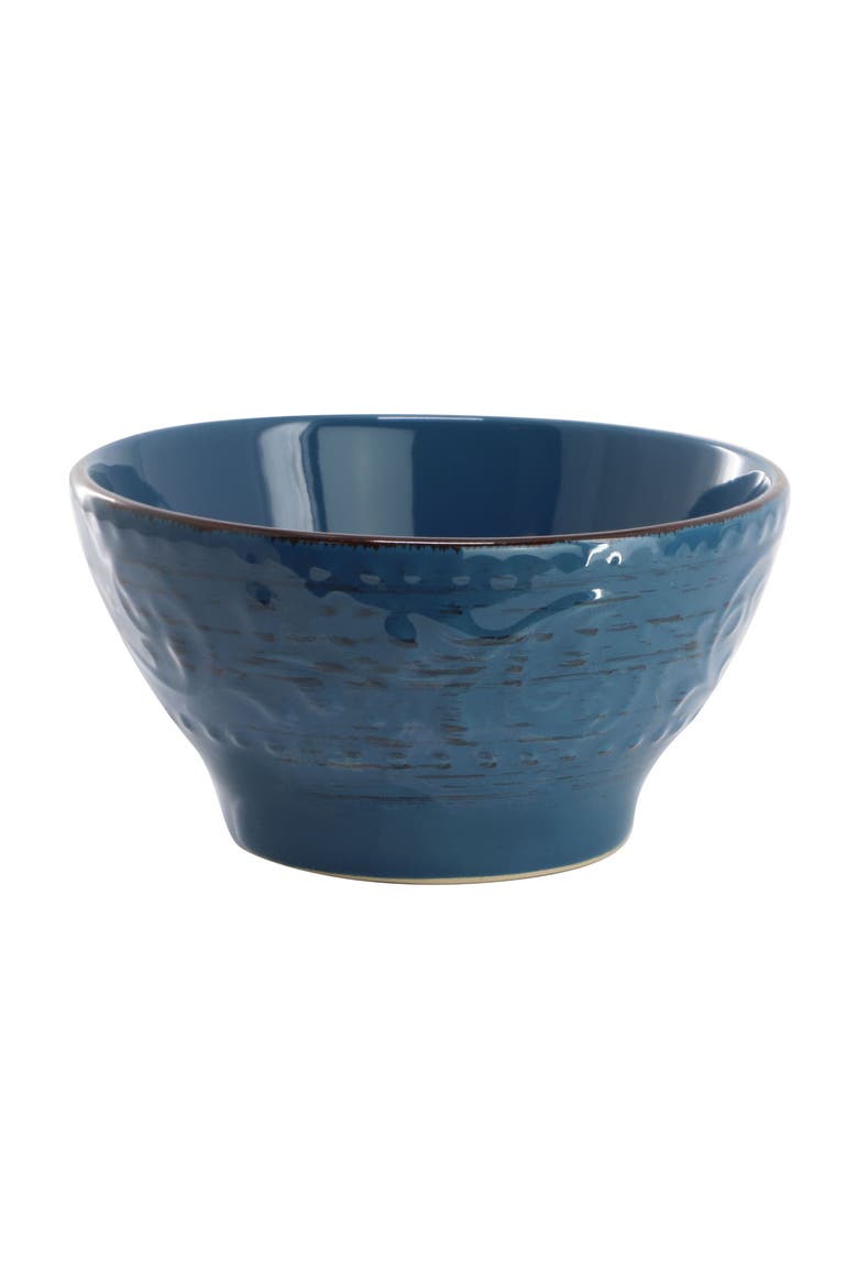 Malibu Deep Ocean 16-Piece Stoneware Dinnerware Set, Alternate, color, Blue