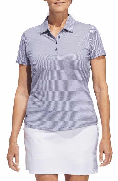 adidas Stripe Golf Polo